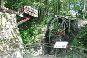 18 foot waterwheel at Wheal Martyn