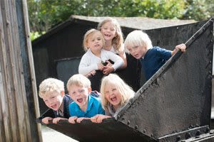 Children enjoy Wheal Martyn